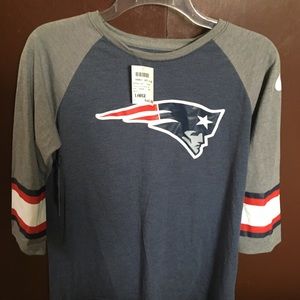 New England Patriots Nike Women's 3/4 Sleeve Shirt